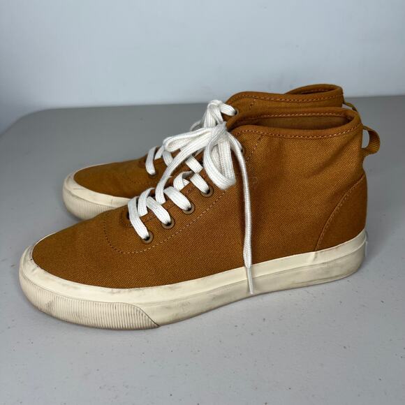 Everlane Canvas High Top Sneakers Size 6.5 - Picture 7 of 9